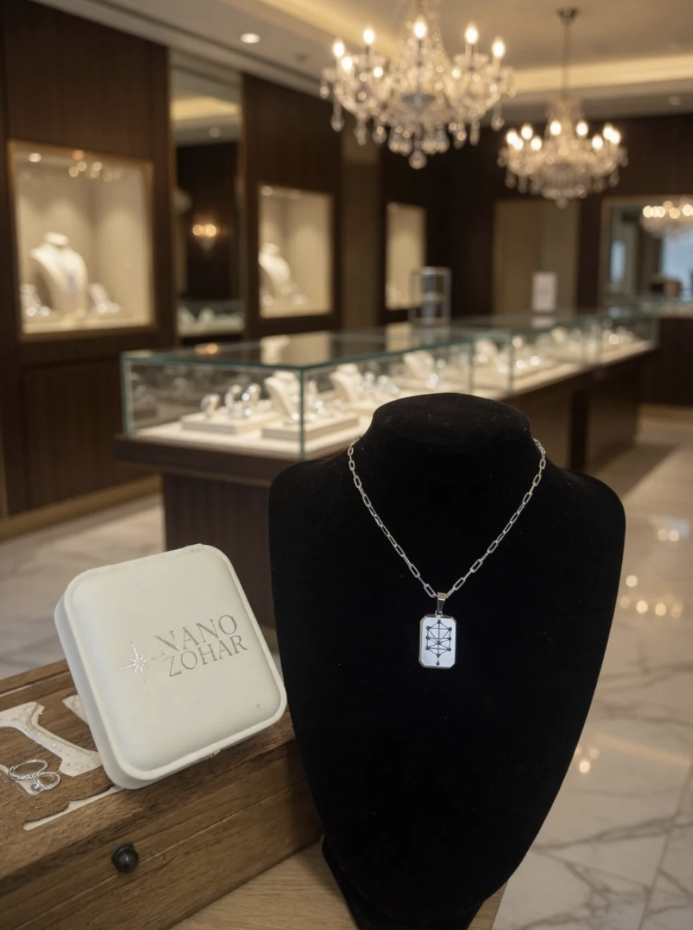 The Nano Zohar Necklace Silver
