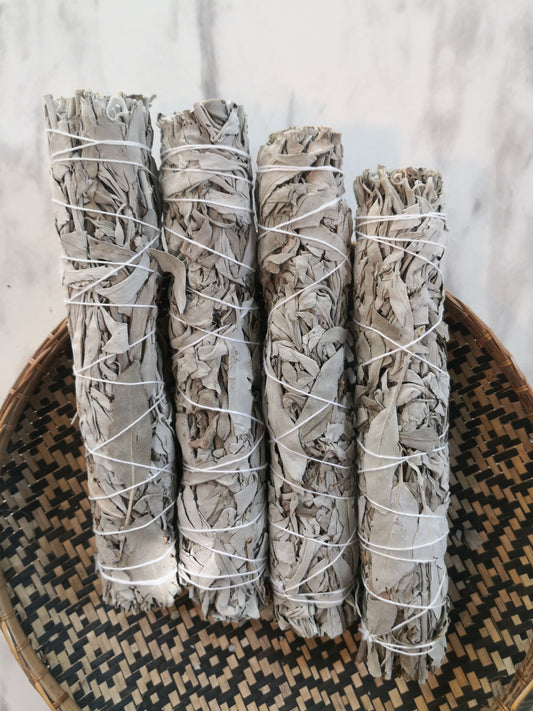 9" White Sage Smudge Stick
