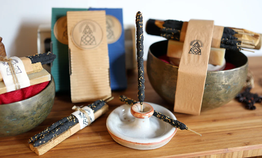 INCA White Sage Breu Resin Incense Blend (9 Sticks)